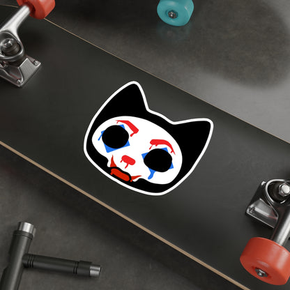 Clown Kitty Sticker