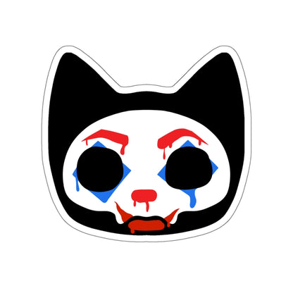 Clown Kitty Sticker